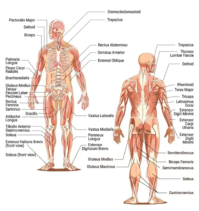 Body Reflexology Chart